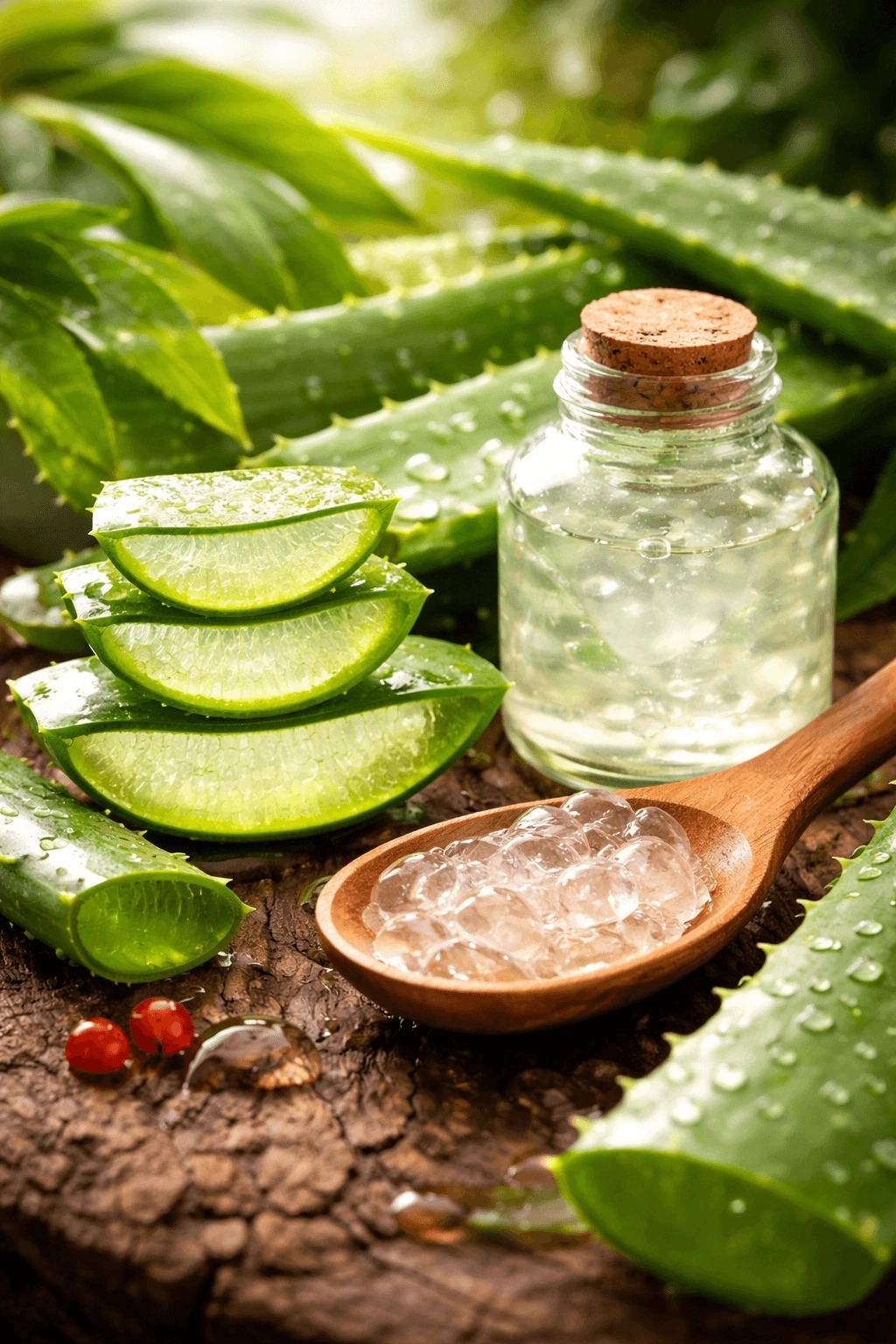 Aloe leaves